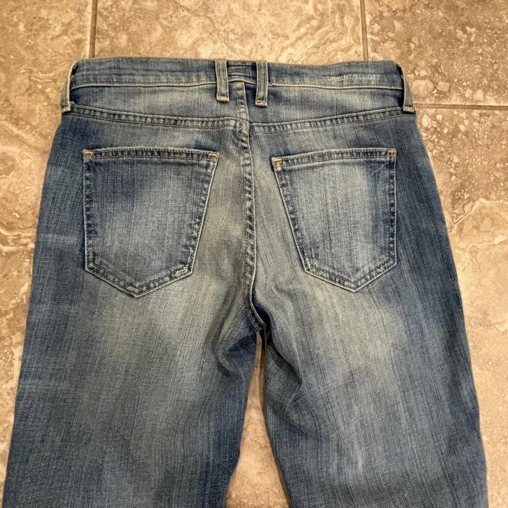 Current Elliott The‎ Fling Slim Boyfriend Jeans Super Loved Destroy Size 23